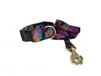 Obojek a vodítko - Mandala