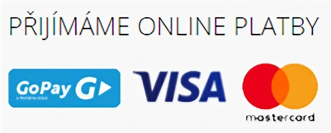 Přijímáme online platby - Go Pay, Visa, Mastercard