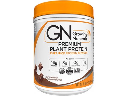 GROWING NATURALS Rice Protein Isolate Powder Chocolate Power