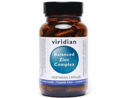 Viridian Nutrition Balanced Zinc Complex 90 kapslí