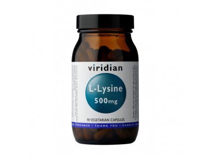 Viridian Nutrition L-Lysine 500mg 90 kapslí