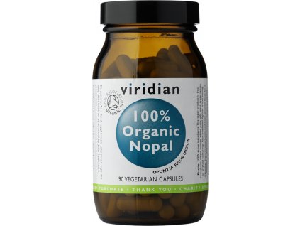 Viridian Nutrition 100% Organic Nopal 90kapslí