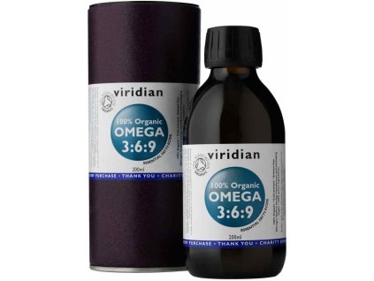 Viridian Nutrition 100% Organic Omega 3:6:9 Oil 200ml