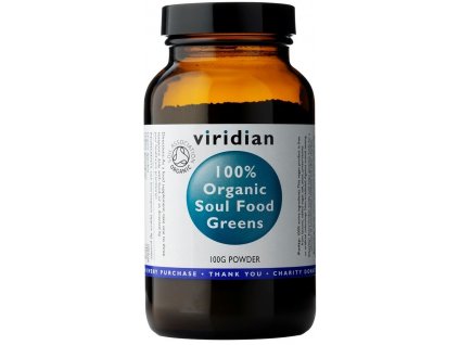 Viridian Nutrition 100% Organic Soul Food Greens 100g