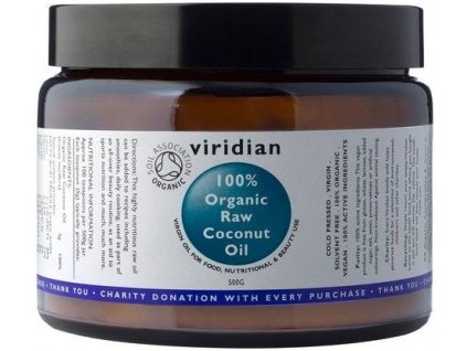 Viridian Nutrition 100% Organický kokosový olej