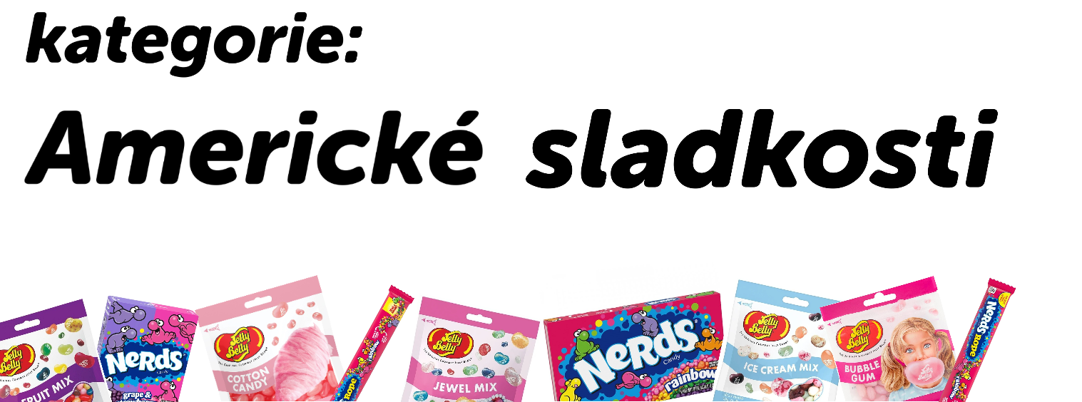 Americké sladkosti banner