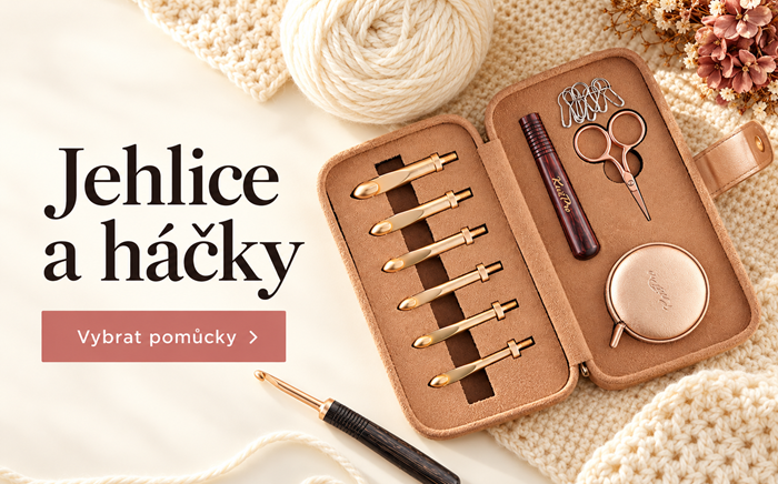 Jehlice a háčky – vybrat pomůcky