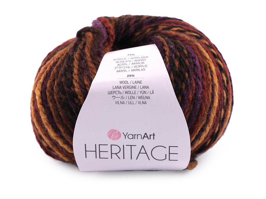 Pletací příze Heritage 50 g (Varianta 3 (341) béžová modrá, Balení 1 ks)