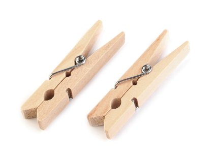 Dřevěný kolíček 7x48 mm (Varianta 2 bílá, Balení 10 ks)