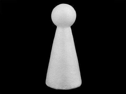 Figurka 6x15 cm polystyren (Varianta bílá, Balení 1 ks)