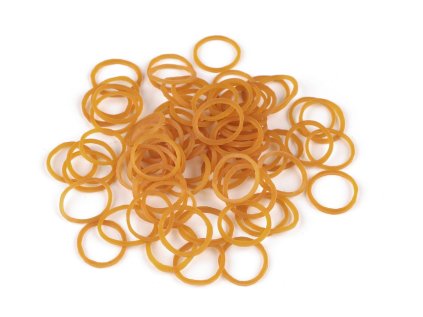 Gumičky 500 g (Varianta 1 (Ø2 cm) oranžovožlutá, Balení 1 sáček)