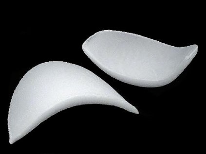 Vycpávky tloušťka 10 mm obšívané (Varianta bílá, Balení 1 pár)