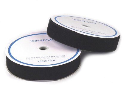 Suchý zip háček + plyš šíře 50 mm (Varianta 2 černá, Balení 1 m)