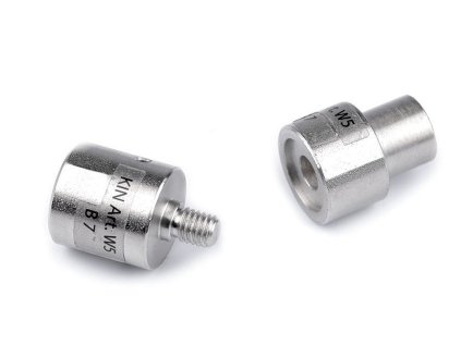 Piston k nýtování průchodek vnitřní Ø5,5 a 7 mm (Varianta 2 (7x5 mm) stříbrná, Balení 1 sada)