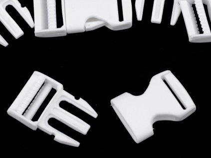 Spona trojzubec šíře 25 mm (Varianta 2 (2) černá, Balení 5 pár)