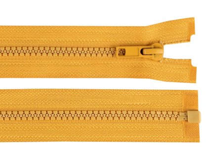 Kostěný zip No 5 délka 35 cm bundový (Varianta 330 modrá tmavá, Balení 1 ks)