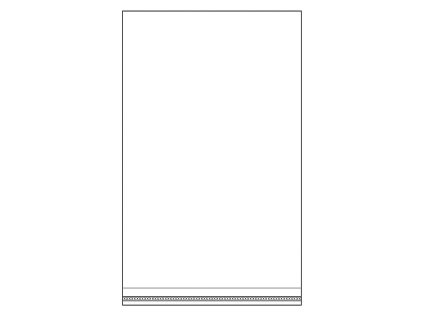 PP sáček s lepicí klopou 17x28 cm (Varianta transparent, Balení 100 ks)