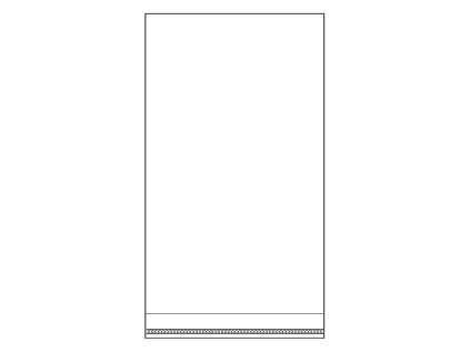 PP sáček s lepicí klopou 11x20 cm (Varianta transparent, Balení 100 ks)