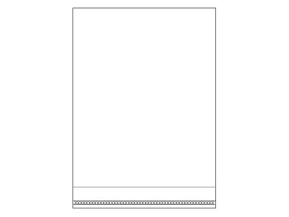 PP sáček s lepicí klopou 10x14 cm (Varianta transparent, Balení 100 ks)