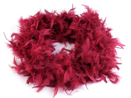 Bohaté boa - krůtí peří 60 g délka 1,8 m (Varianta 27 růžová pink, Balení 1 ks)