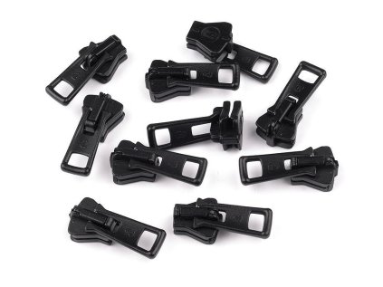 Jezdec ke kostěným zipům No 5 ALFA (Varianta 6 černá, Balení 5 ks)