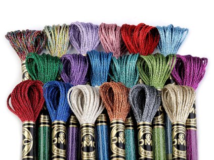 Vyšívací příze DMC Mouliné Light Effects (Varianta E130 Multicolored, Balení 1 ks)