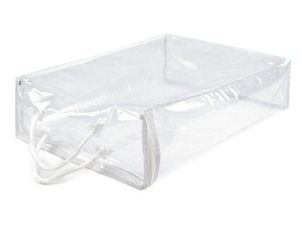 Úložný box / obal PVC se zipem (Varianta transparent, Balení 1 ks)