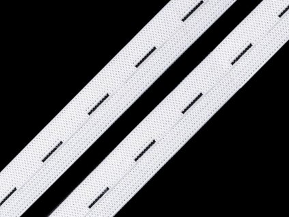 Pruženka dírková šíře 20 mm (Varianta 1 bílá, Balení 30 m)