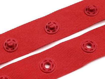 Zapínání na body šíře 18 mm (Varianta 2 černá, Balení 1 m)