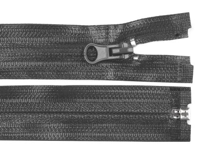 Voděodolný zip No 7 délka 50 cm spirálový (Varianta černá, Balení 1 ks)