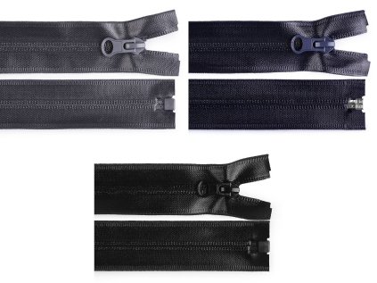 Voděodolný zip No 7 délka 85 cm spirálový (Varianta 332 černá, Balení 1 ks)