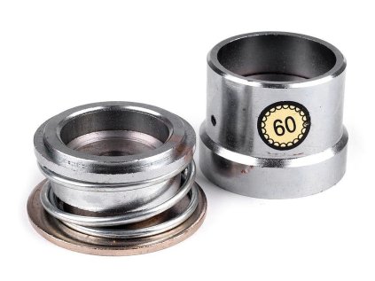 Piston pro potahování knoflíků vel. 60, (Varianta nikl, Balení 1 sada)