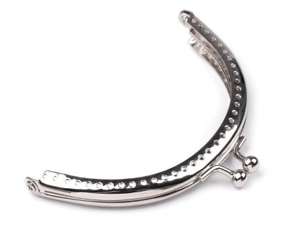 Rámeček na výrobu kabelky našívací 10,3x12 cm (Varianta nikl, Balení 1 ks)