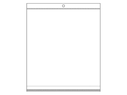 PP sáček s lepicí klopou a závěsem 20x24 cm (Varianta transparent, Balení 100 ks)
