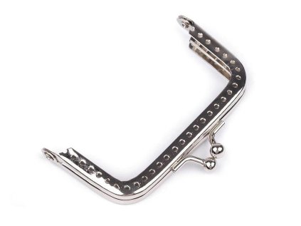 Rámeček na výrobu peněženky našívací 7,5x8 cm (Varianta nikl, Balení 1 ks)