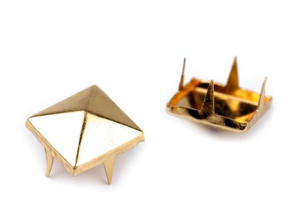 Cvočky na oblečení z nerezové oceli 12x12 mm pyramida