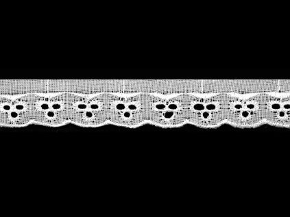 Madeira - štykování šíře 20 mm (Varianta 4 bílá, Balení 13.5 m)