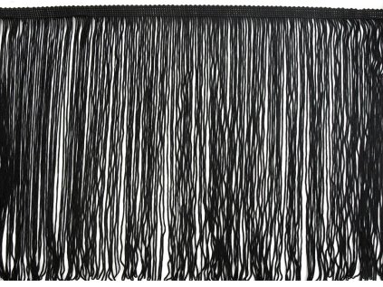 Třásně dvojité šíře 27-29 cm dlouhé (Varianta 3 (29 cm) černá, Balení 1 m)