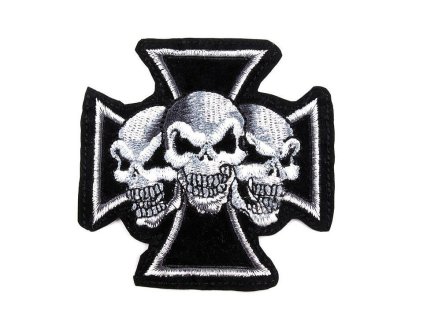 Nažehlovačka lebka (Varianta 2 viz foto, Balení 1 ks)