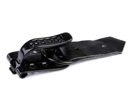 Kožichová spona 10x50 mm (Varianta 1 černá, Balení 5 pár)