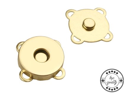 Magnetické zapínání k přišití Ø18 mm (Varianta 1 nikl černý, Balení 5 sada)