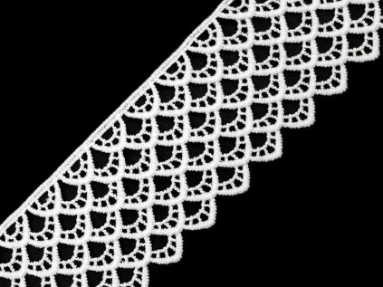 Vzdušná krajka šíře 60 mm (Varianta 1 Off White, Balení 13.5 m)