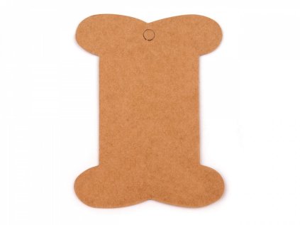 Papírová karta 8x10,5 cm (Varianta přírodní, Balení 25 ks)