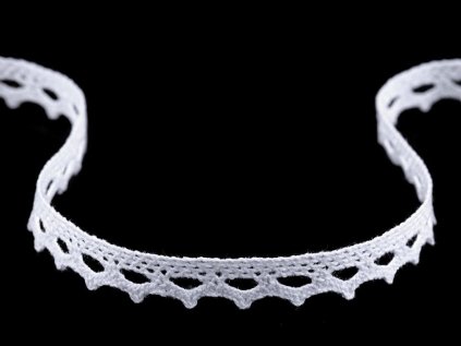 Bavlněná krajka paličkovaná šíře 11 mm (Varianta 2 černá, Balení 22.5 m)