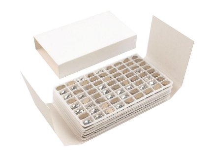 Broušené kamínky naveta našívací (Varianta 1 crystal, Balení 12 ks)