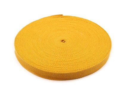 Bavlněný popruh šíře 25 mm (Varianta 6 černá, Balení 5 m)