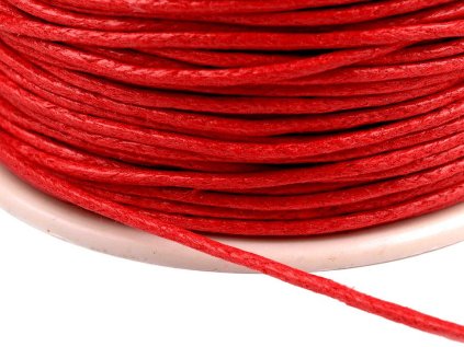 Šňůra bavlněná Ø0,8 mm voskovaná (Varianta 1 bílá mléčná, Balení 1 ks)