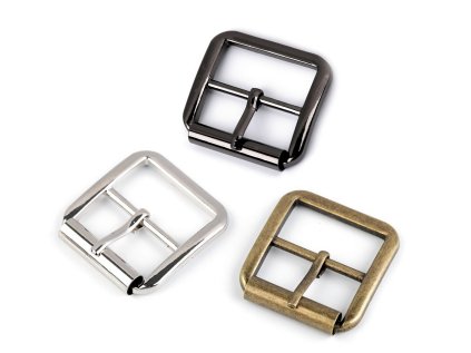 Kovová spona / opasková přezka, průvlek 25 mm (Varianta 1 staromosaz, Balení 1 ks)