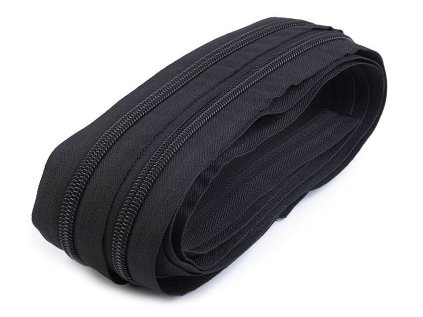 Zip spirálový No 7 metráž (Varianta 2 černá, Balení 1 m)