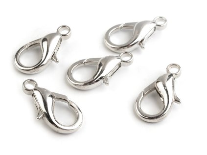 Kovová karabinka průvlek 2,5 mm (Varianta 1 nikl, Balení 5 ks)